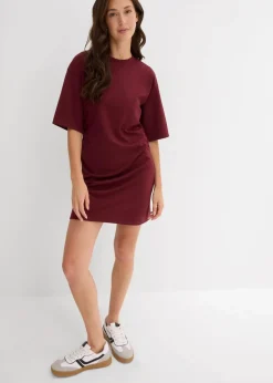 bonprix Kleider|Bekleidung·Pullover & Strickjacken^Weites T-Shirt Kleid ahornrot