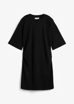 bonprix Bekleidung·Pullover & Strickjacken|Kleider^Weites T-Shirt Kleid schwarz