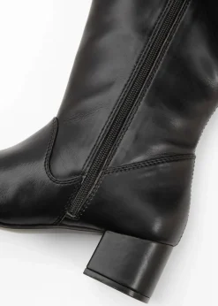 bonprix Stiefel^Weitschaftstiefel schwarz