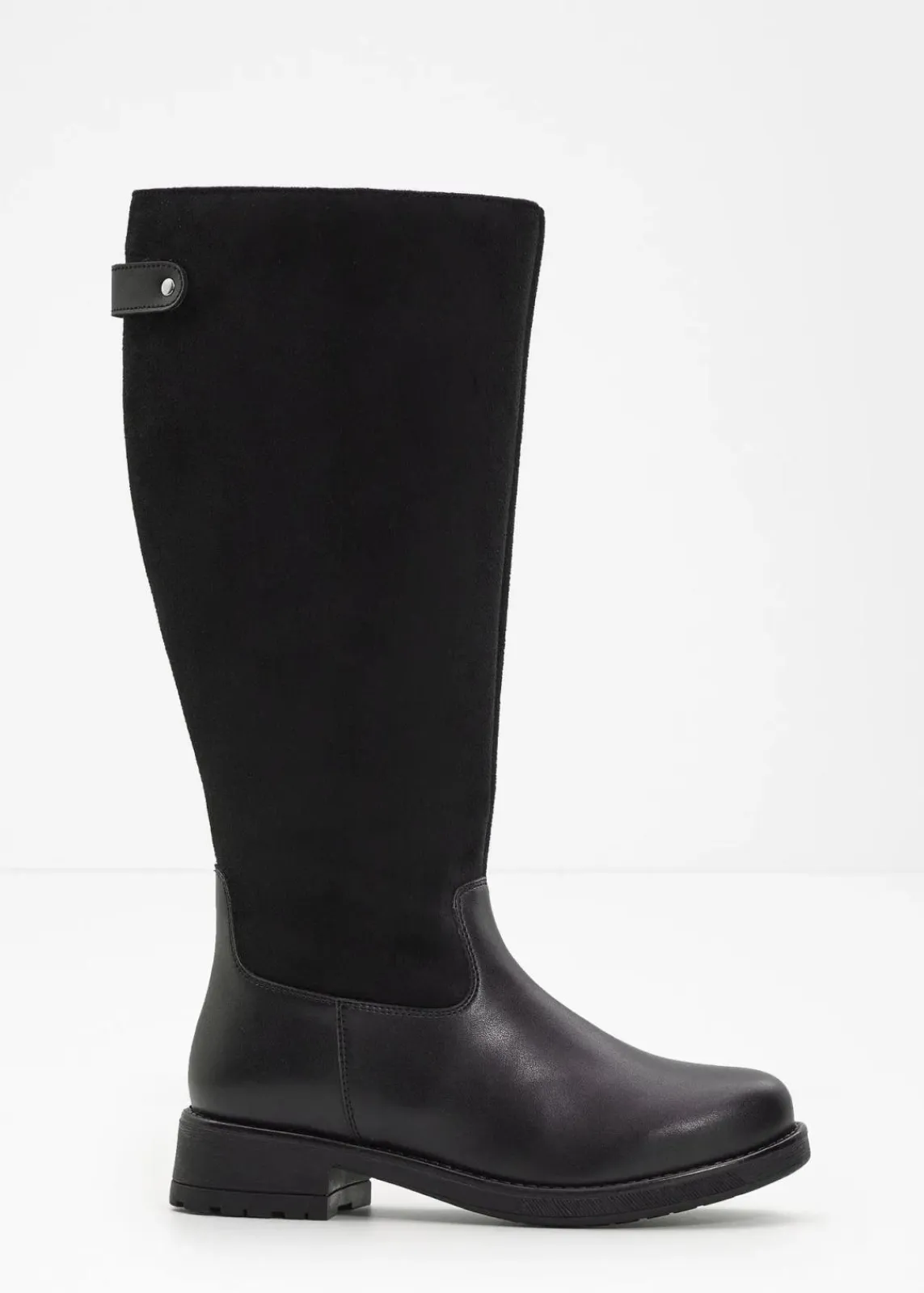 bonprix Stiefel^Weitschaftstiefel schwarz