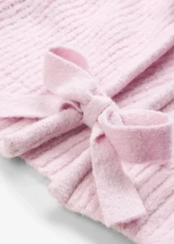 bonprix Bekleidung·Umstandsmode|Strickmode^Wendestrickjacke mit Schleifen puderflieder
