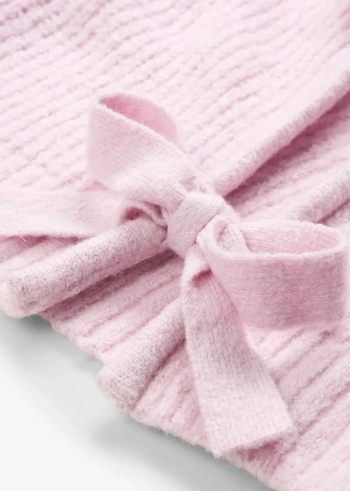 bonprix Bekleidung·Umstandsmode|Strickmode^Wendestrickjacke mit Schleifen puderflieder