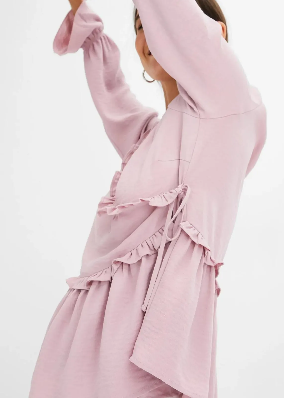 bonprix Blusen & Tuniken|Bekleidung·Jacken & Mäntel^Wickelbluse rosa