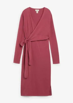 bonprix Bekleidung·Blazer|Umstandsmode^Wickelkleid für die Schwangerschaft und danach aus reiner Baumwolle waldbeere