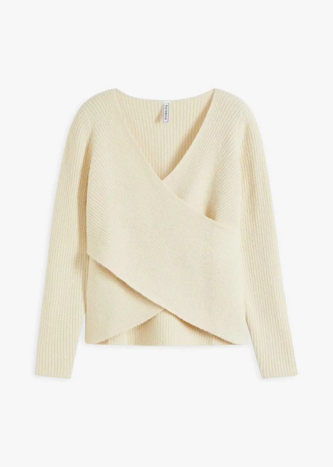 bonprix Bekleidung·Umstandsmode|Bekleidung·Jeans^Wickelpullover naturbeige