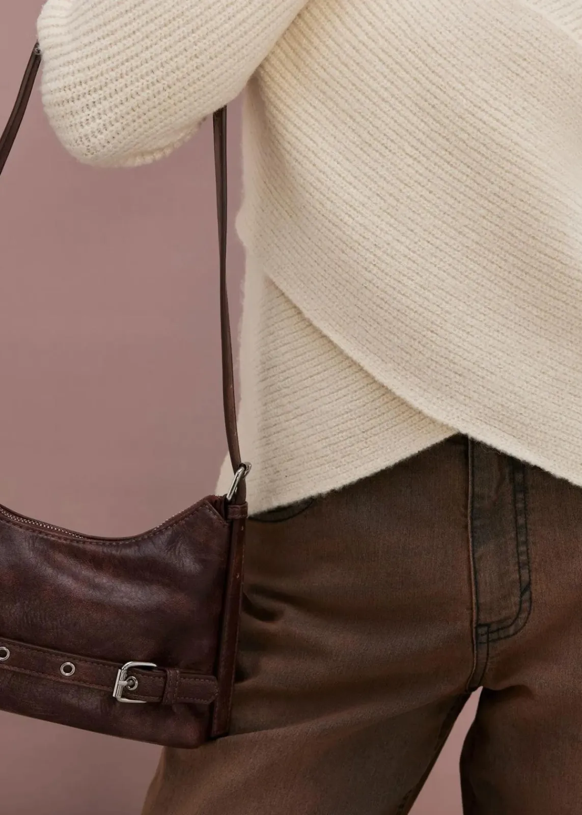 bonprix Bekleidung·Umstandsmode|Bekleidung·Jeans^Wickelpullover naturbeige