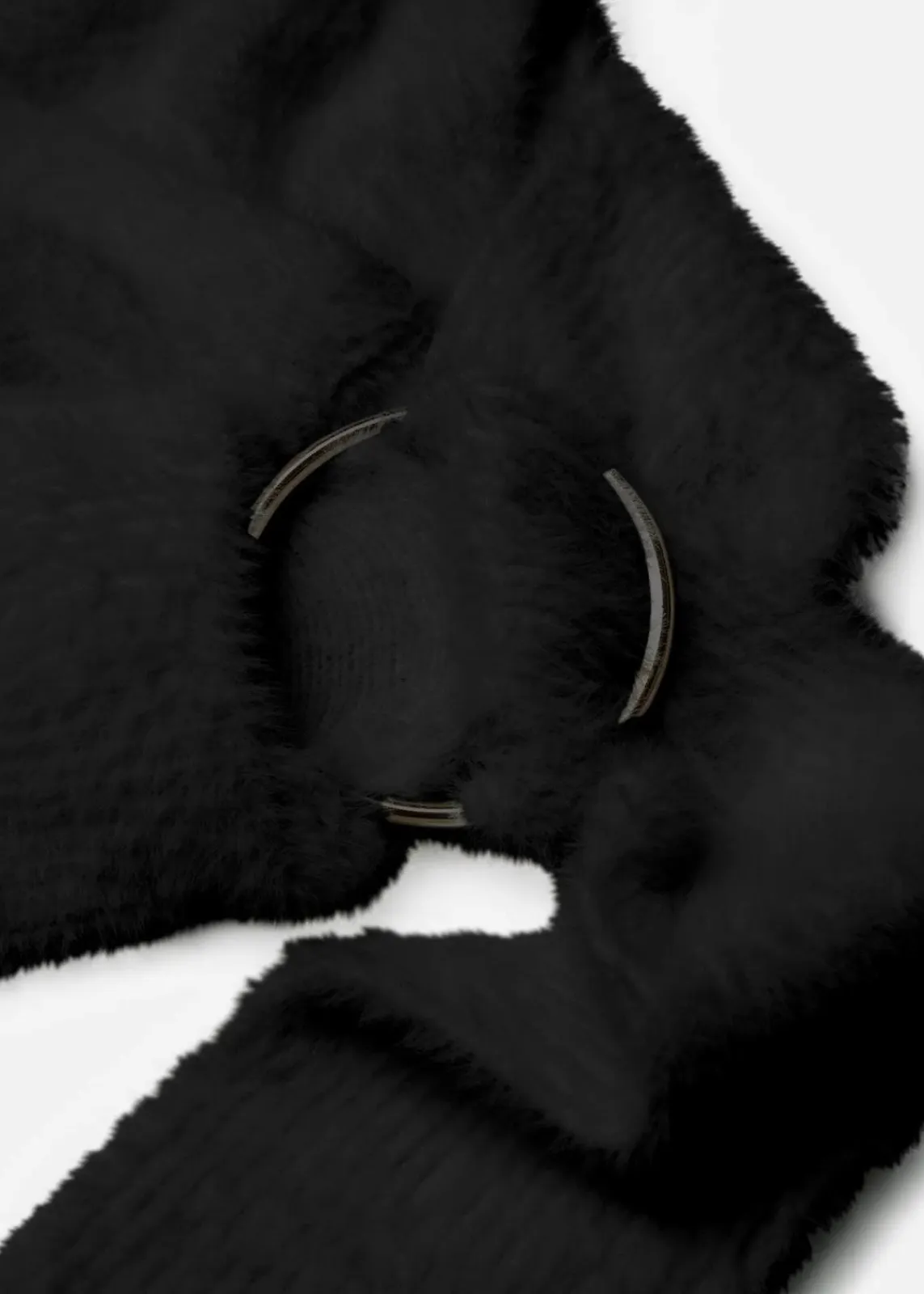 bonprix Bekleidung·Umstandsmode|Strickmode^Wickelpullover mit Accessoire schwarz