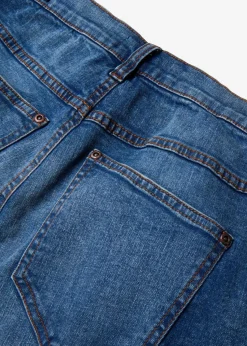 bonprix Jeans|Kurzgrößen^Wide-Leg Jeans Mid Waist blau denim