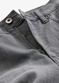 bonprix Kurzgrößen|Jeans^Wide-Leg-Jeans, High Waist grau denim