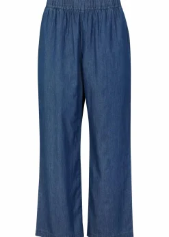 bonprix Bekleidung·Shirts & Tops|Jeans^Wide-Leg-Jeans, High Waist, Bequembund blau denim