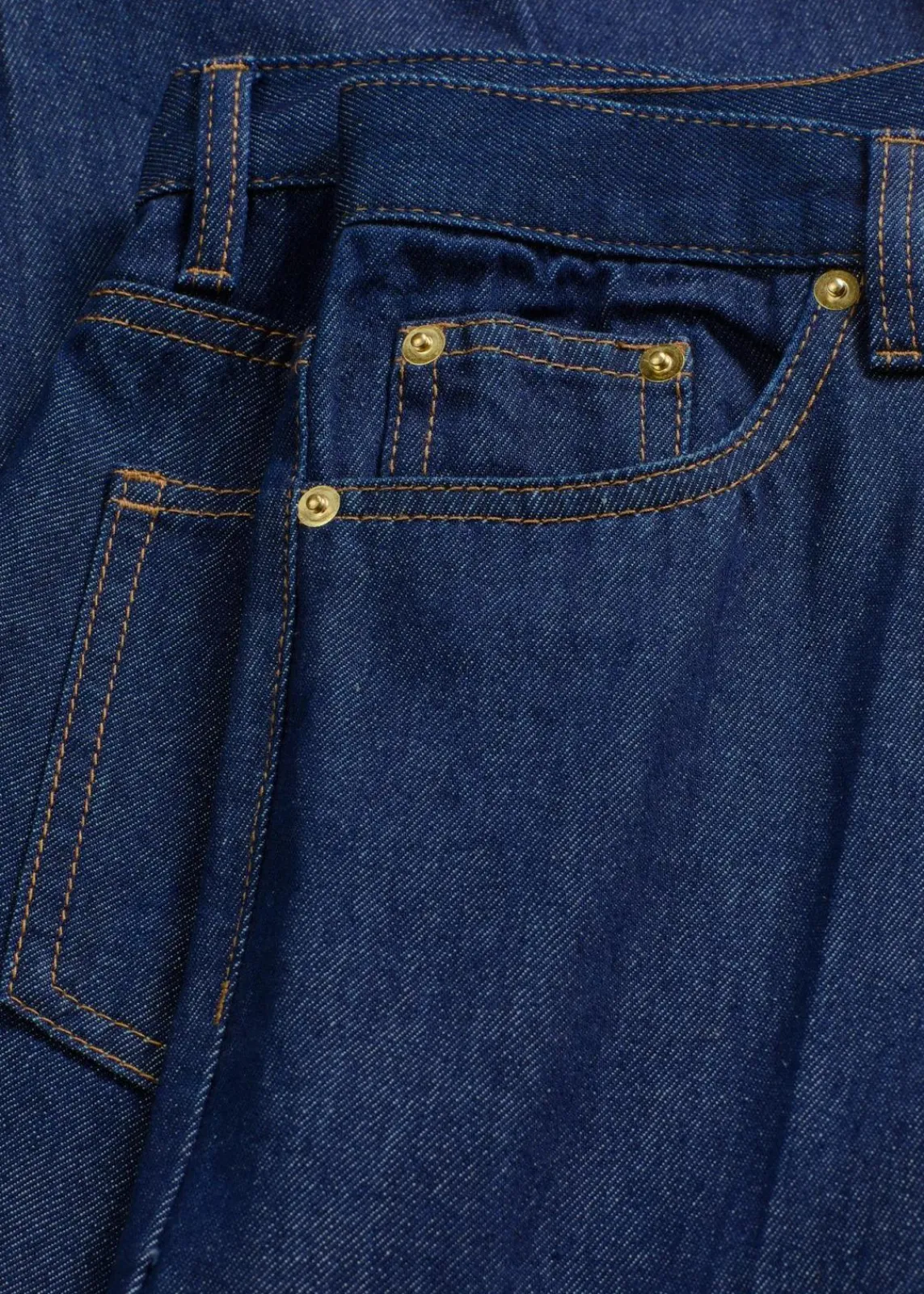 bonprix Bekleidung·Shirts & Tops|Jeans^Wide-Leg-Jeans Mid Waist tiefblau denim ungewaschen