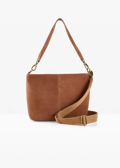 bonprix Taschen^Wildleder Handtasche schokosorbet
