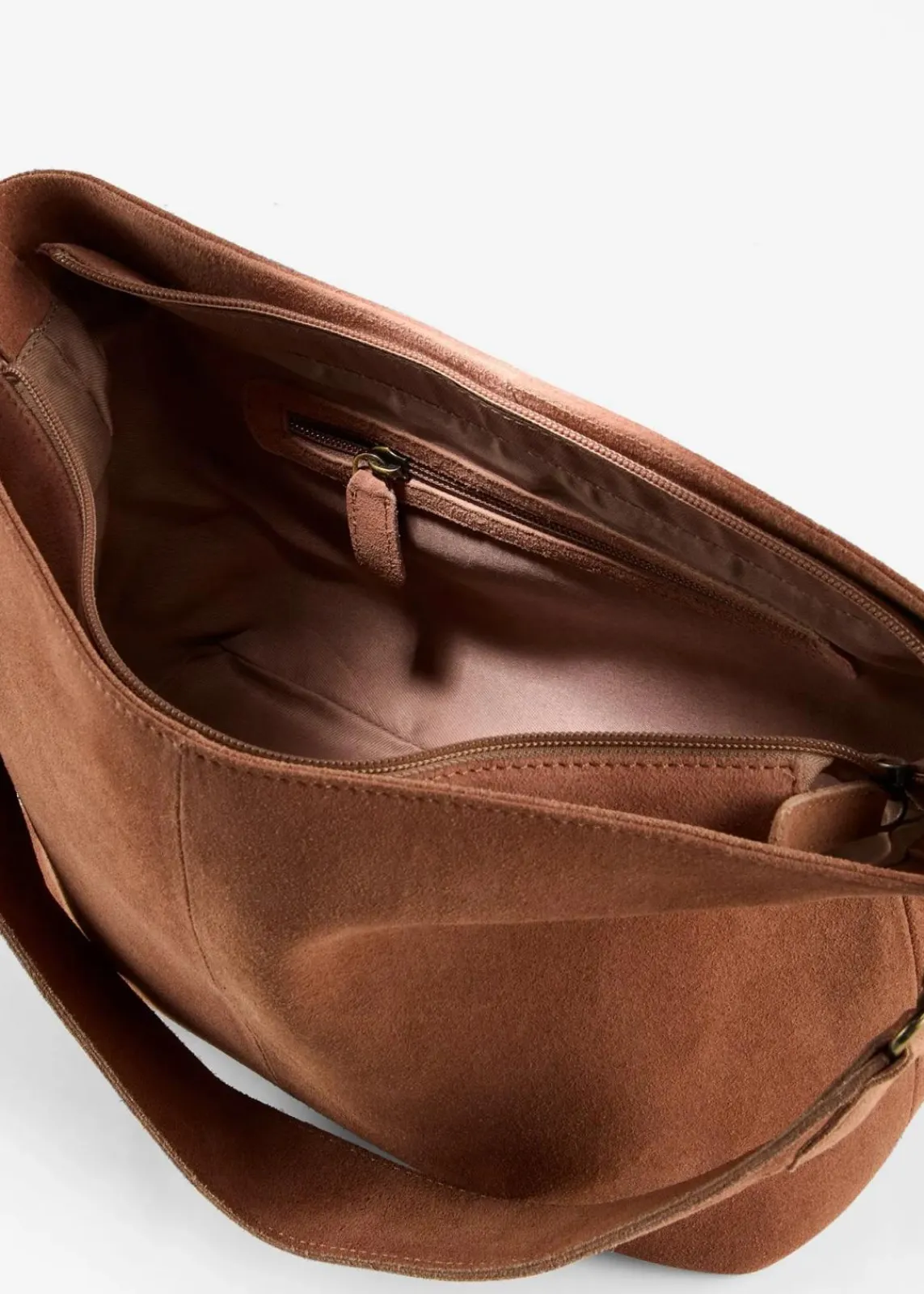 bonprix Taschen^Wildleder Handtasche schokosorbet