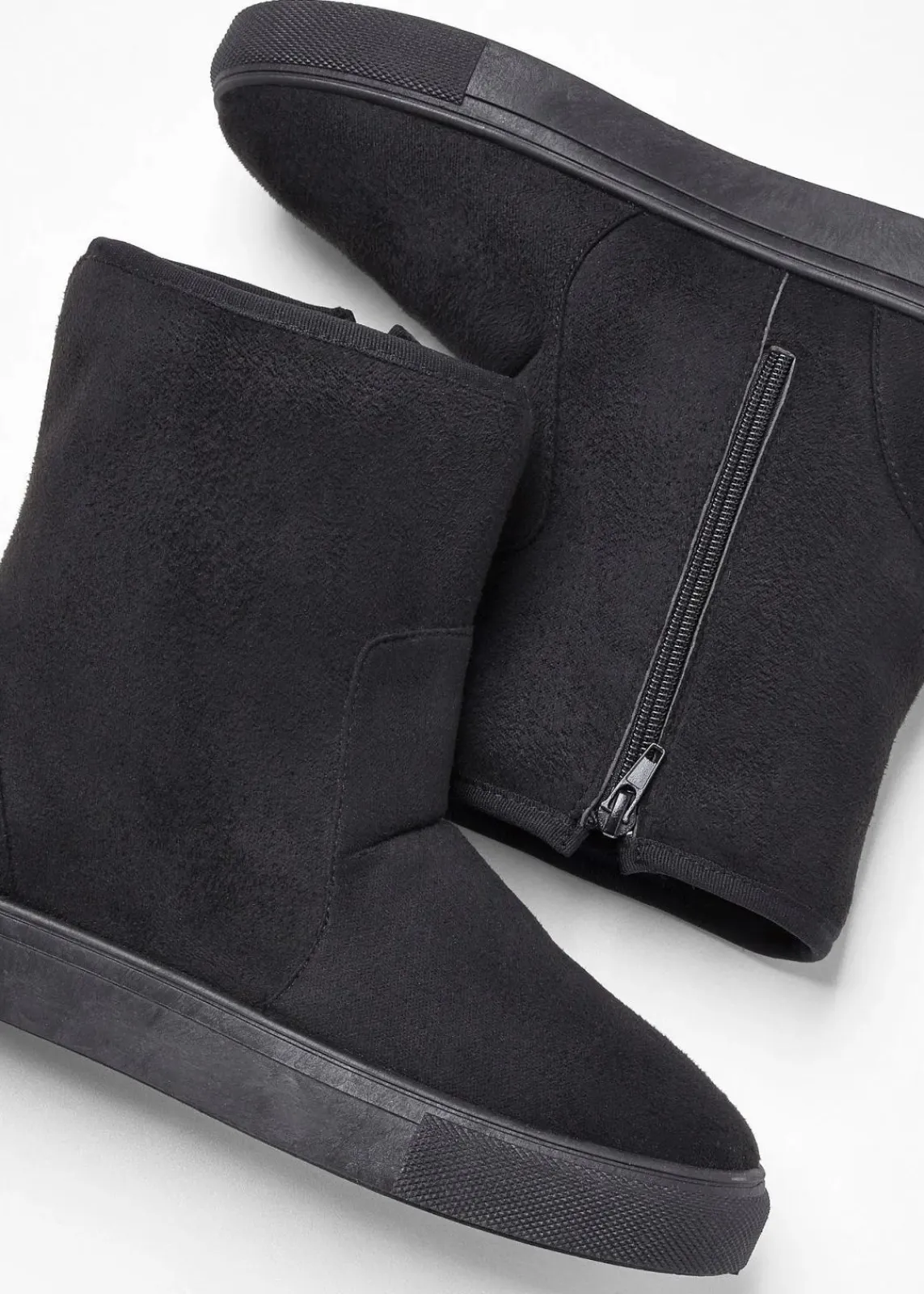 bonprix Gefütterte Winterschuhe|Boots^Winter Boot schwarz
