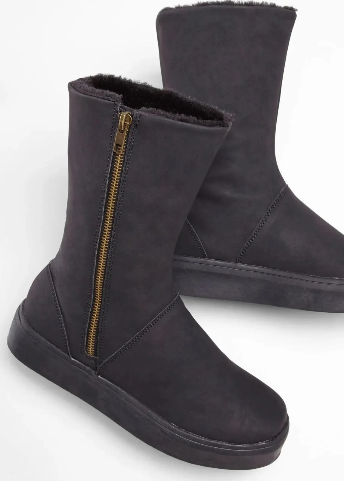 bonprix Schuhe & Accessoires In Spezialgrößen·Schuhe In Übergröße|Stiefel^Winter Stiefel schwarz
