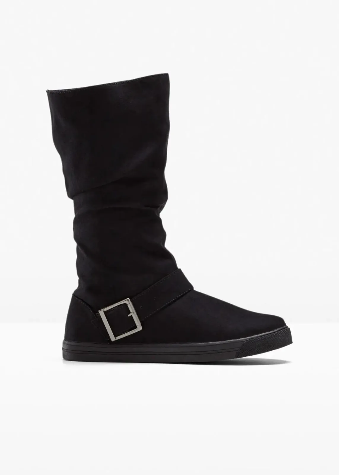 bonprix Gefütterte Winterschuhe|Stiefel^Winter Stiefel schwarz