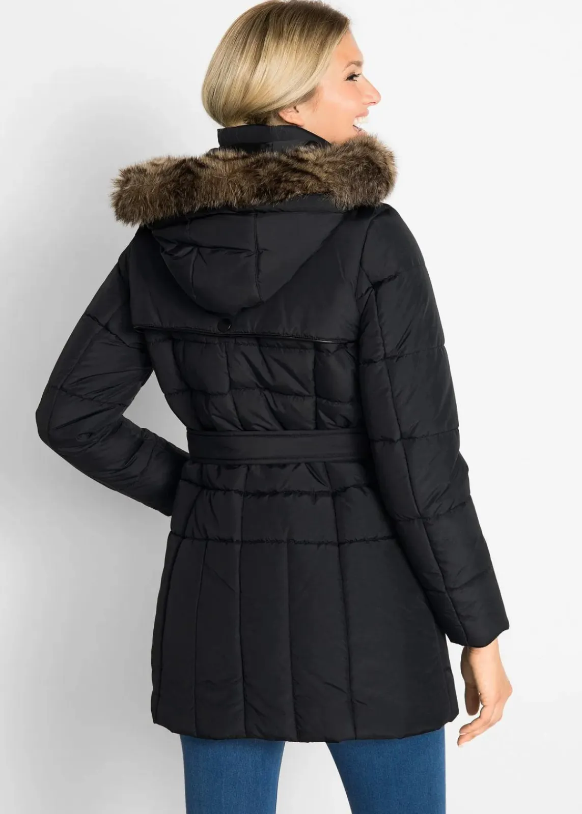 bonprix Bekleidung·Hosen|Jacken & Mäntel^Winterjacke schwarz