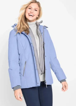 bonprix Jacken & Mäntel|Bekleidung·Hosen^Winterjacke in 2-in1 Optik perlblau