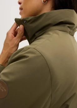bonprix Nachhaltigere Materialien|Jacken & Mäntel^Winterjacke mit aufgesetzen Taschen dunkeloliv