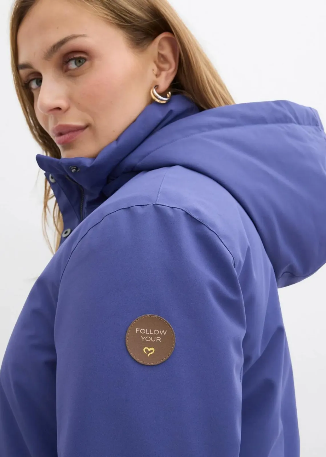 bonprix Bekleidung·Hosen|Jacken & Mäntel^Winterjacke mit aufgesetzen Taschen dunkelpazifik