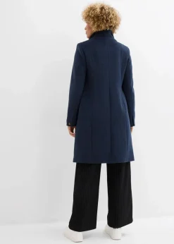 bonprix Jacken & Mäntel|Bekleidung·Hosen^Wintermantel, 2in1 Optik tiefblau meliert