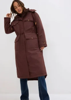 bonprix Jacken & Mäntel|Bekleidung·Hosen^Wintermantel, 2in1 Optik terrabraun