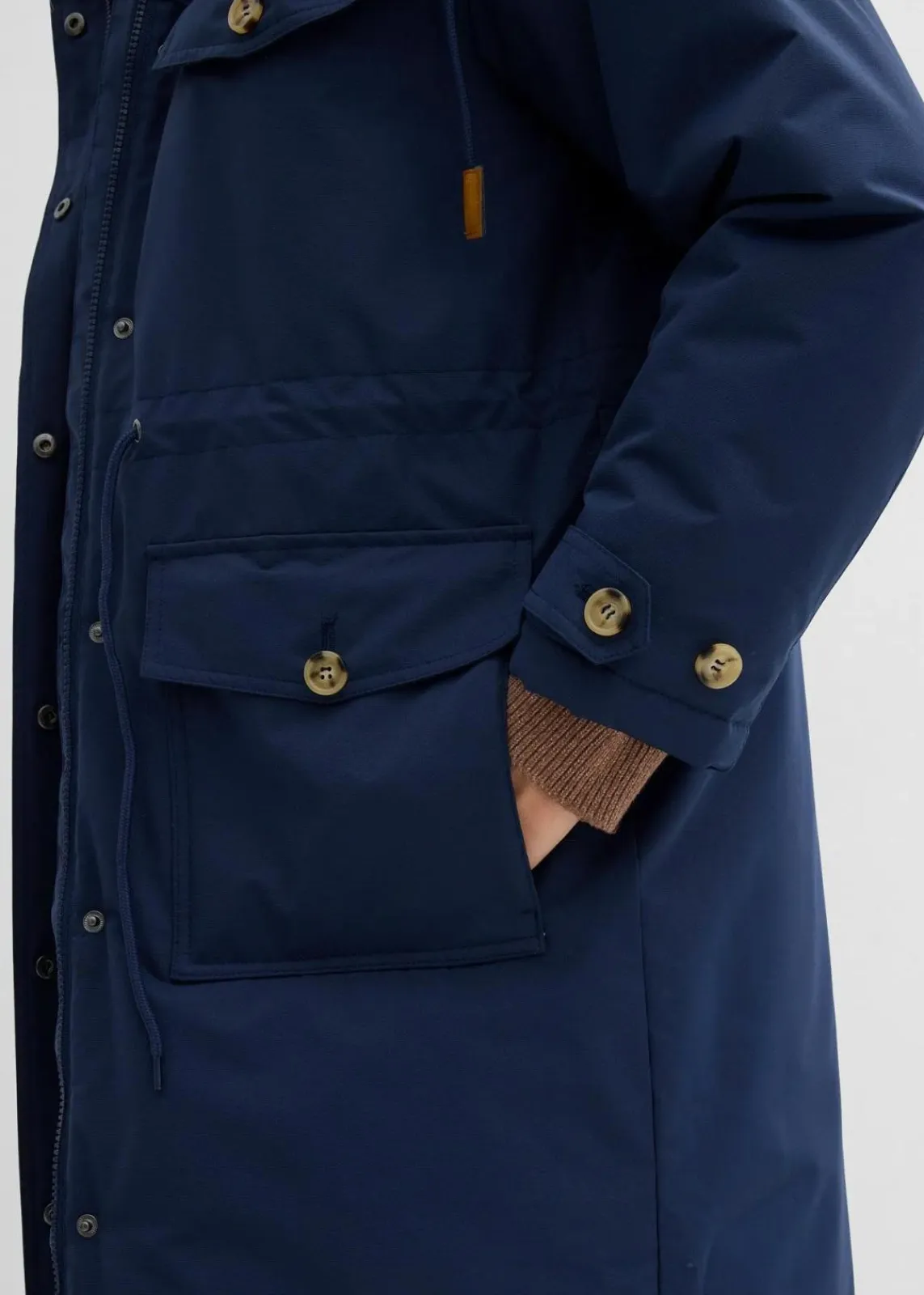 bonprix Bekleidung·Hosen|Jacken & Mäntel^Wintermantel, 2in1 Optik dunkelblau