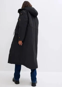 bonprix Jacken & Mäntel|Bekleidung·Hosen^Wintermantel, 2in1 Optik schwarz