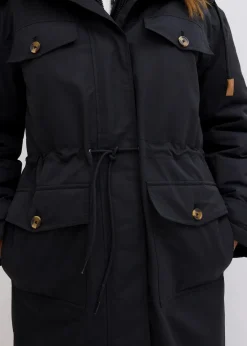 bonprix Jacken & Mäntel|Bekleidung·Hosen^Wintermantel, 2in1 Optik schwarz