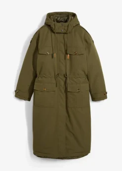 bonprix Jacken & Mäntel|Bekleidung·Hosen^Wintermantel, 2in1 Optik dunkeloliv