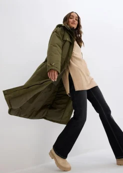 bonprix Jacken & Mäntel|Bekleidung·Hosen^Wintermantel, 2in1 Optik dunkeloliv