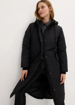 bonprix Bekleidung·Hosen|Jacken & Mäntel^Wintermantel mit Innensteppung schwarz