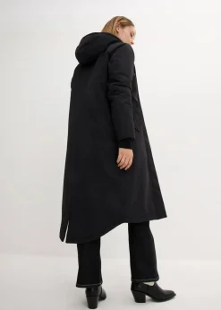 bonprix Bekleidung·Hosen|Jacken & Mäntel^Wintermantel mit Innensteppung schwarz