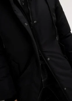 bonprix Bekleidung·Hosen|Jacken & Mäntel^Wintermantel mit Innensteppung schwarz