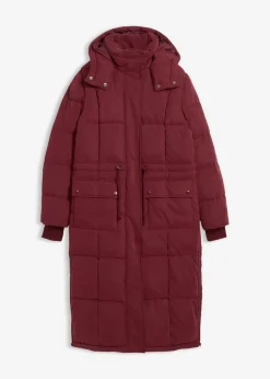 bonprix Jacken & Mäntel|Bekleidung·Hosen^Wintermantel mit seitlichen Reißverschlüssen dunkelbeere