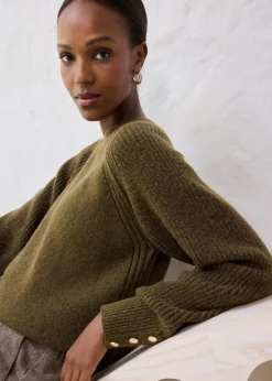 bonprix Bekleidung·Umstandsmode|Pullover & Strickjacken^Wollpullover erdoliv