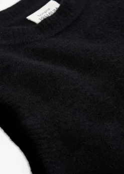 bonprix Bekleidung·Jeans|Premium^Wollpullunder mit Alpaka schwarz