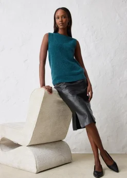 bonprix Bekleidung·Jeans|Premium^Wollpullunder mit Alpaka pfeffergrün