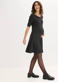bonprix Wäsche·Still- & Umstandswäsche|Wäsche·Socken & Strumpfhosen^Wärmende Schwangerschafts-Strumpfhose in transparenter Optik, 50 DEN schwarz