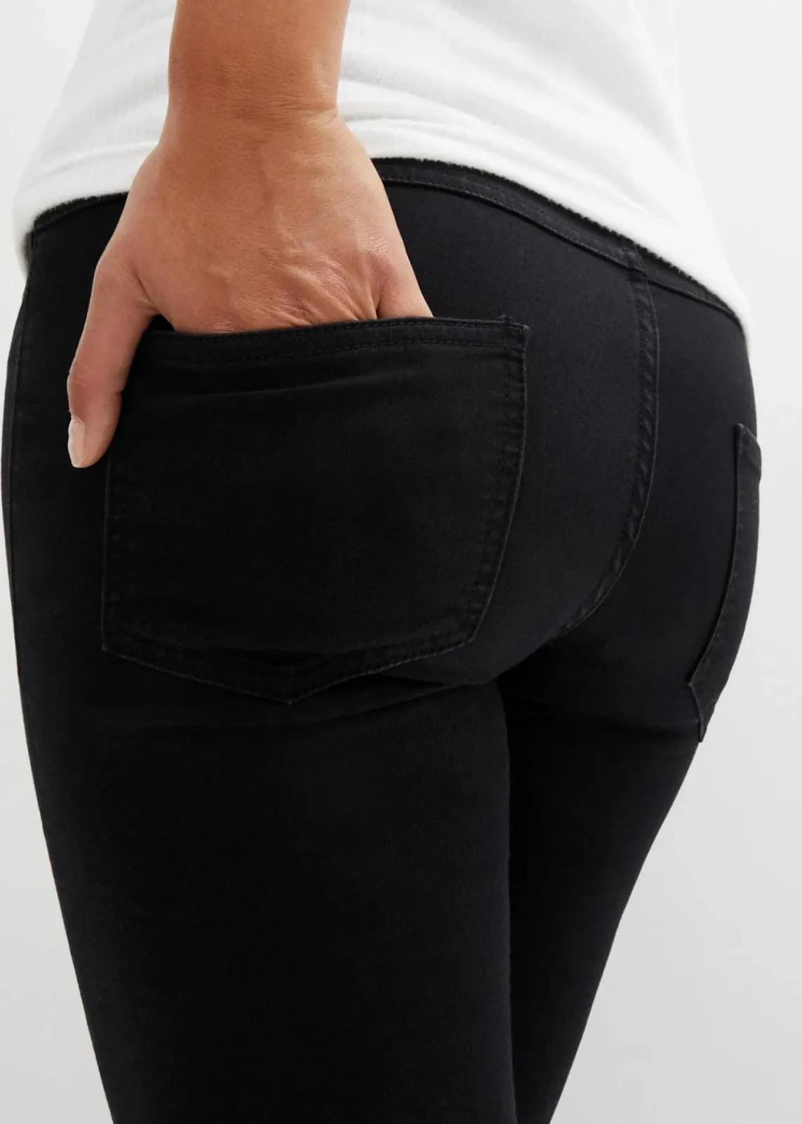 bonprix Bekleidung·Blazer|Umstandsmode^Wärmende Umstandsjeggings mit leicht angerauter Innenseite schwarz denim