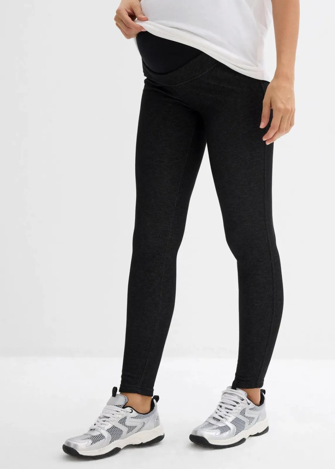 bonprix Bekleidung·Blazer|Umstandsmode^Wärmende Umstands-Leggings schwarz
