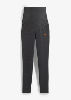 bonprix Bekleidung·Blazer|Umstandsmode^Wärmende Umstands-Leggings mit Teddyfutter anthrazit meliert/wollweiß