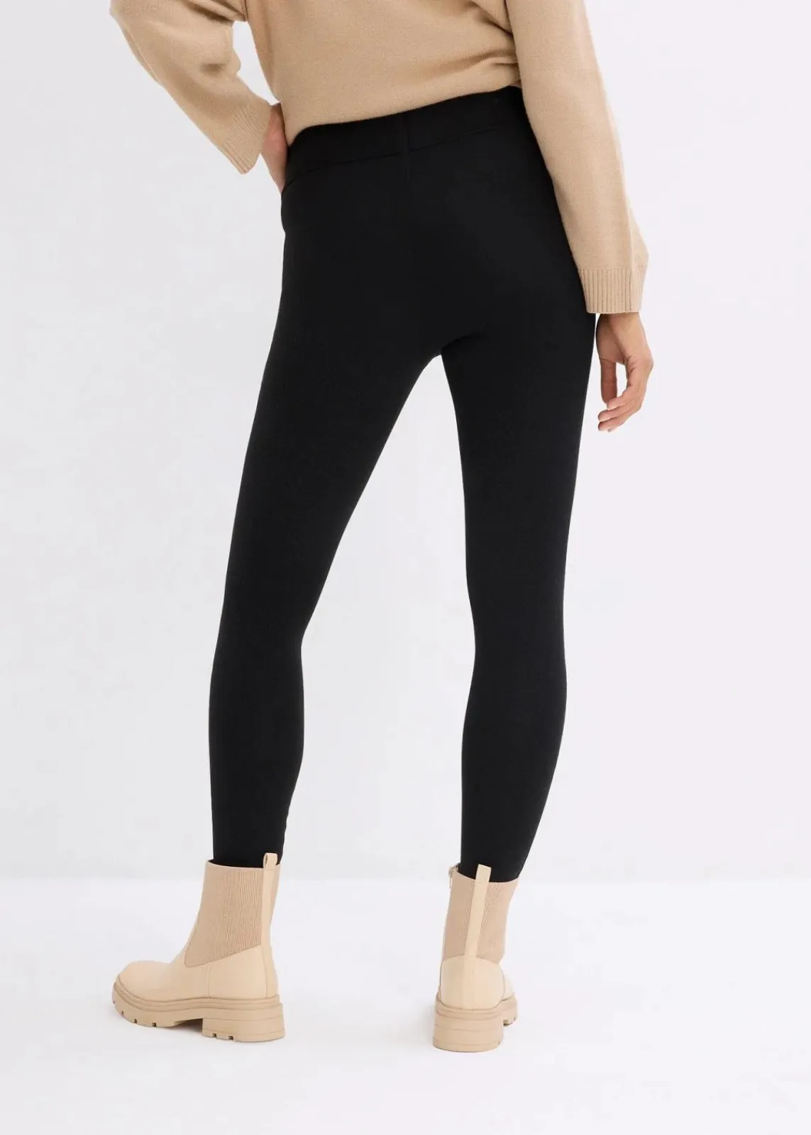 bonprix Bekleidung·Blazer|Umstandsmode^Wärmende Umstandsthermoleggings, Slim Fit schwarz