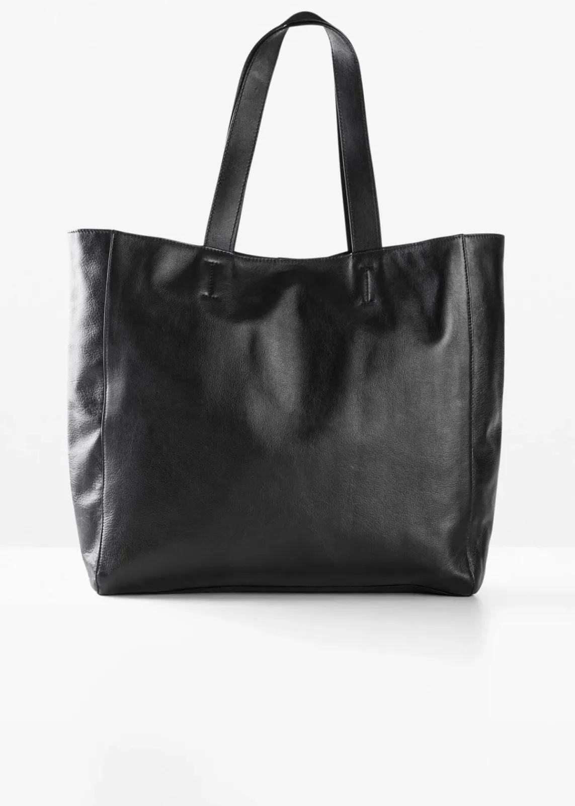 bonprix Taschen|Premium^XXL-Ledershopper schwarz