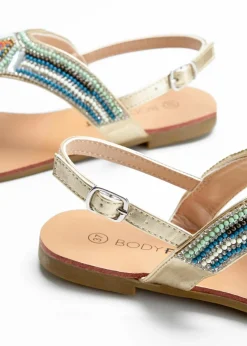 bonprix Sommerschuhe^Zehenstegsandalen mint bunt